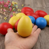 1 pcs musical percussion instrument childrens teaching aids knocking plastic eggs egg childrens toys toys sand colored ma b8i0