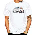 Мужская футболка Fiat Новинка 500 Abarth унисекс футболка с принтом футболки Топ