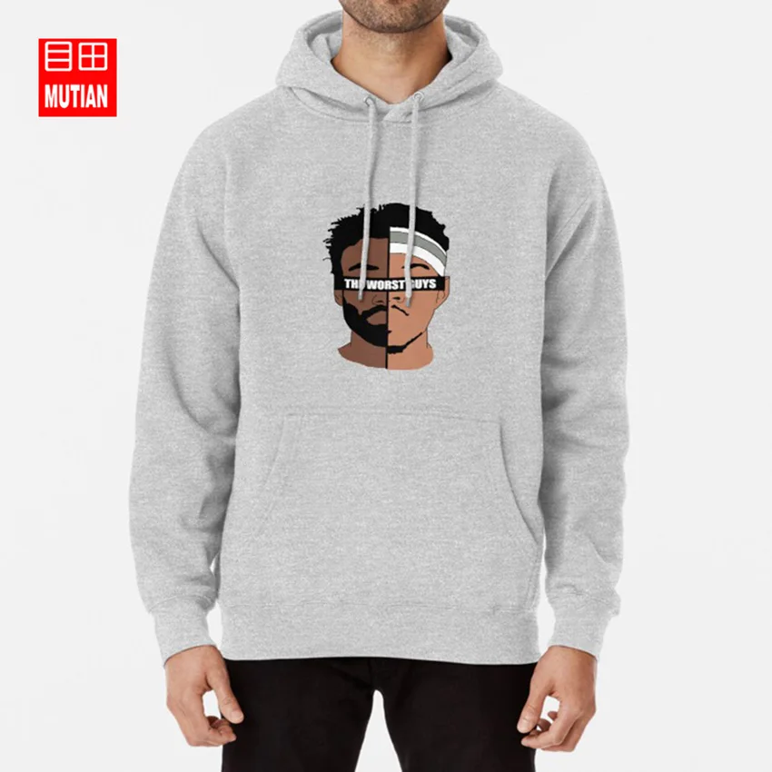 Худи для худших парней свитшоты детский Гамбино шанс рэпер рэп НБ худшие парни 3