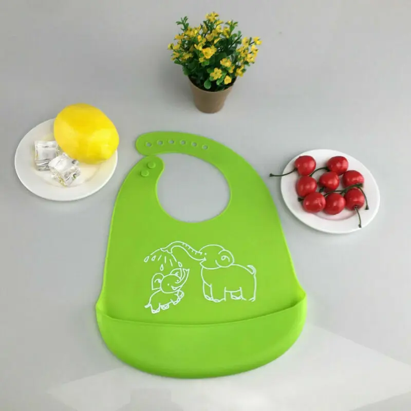 2020 аксессуары для детских вещей силиконовый нагрудник с мультяшным принтом