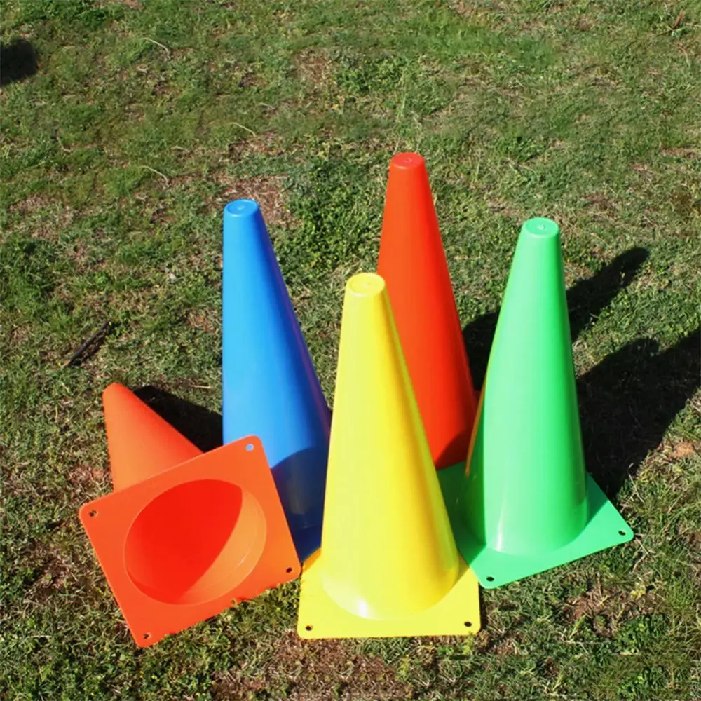 

23cm Sign Cone Football Basketball Training Anti-wind Sign Cone Barrier Equipment Anti-wind Durable Sport Training Tool