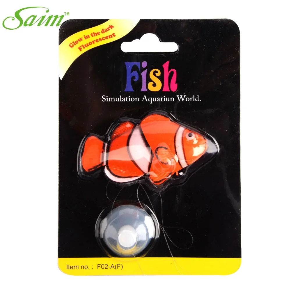 

Clownfish Aquarium Artificial Fish Float In Water Simuliated Fake Fish For Aquarium Fish Tank Decoration Accessories Supplies