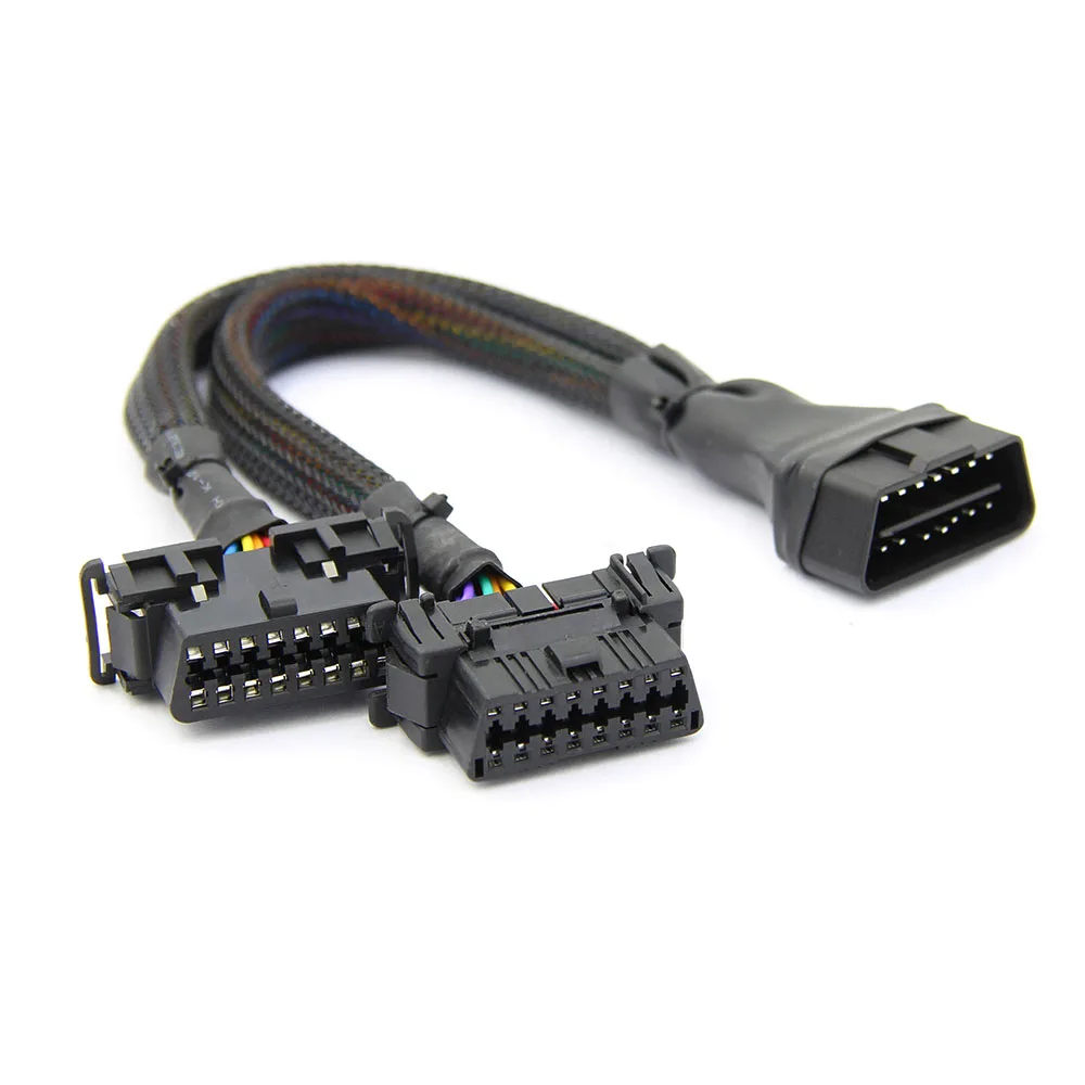 Высокое качество OBD2 Удлинительный кабель OBD 16pin папа-мама для ELM 327 V1.5 для VAG Авто диагностический инструмент сканер для OP-COM