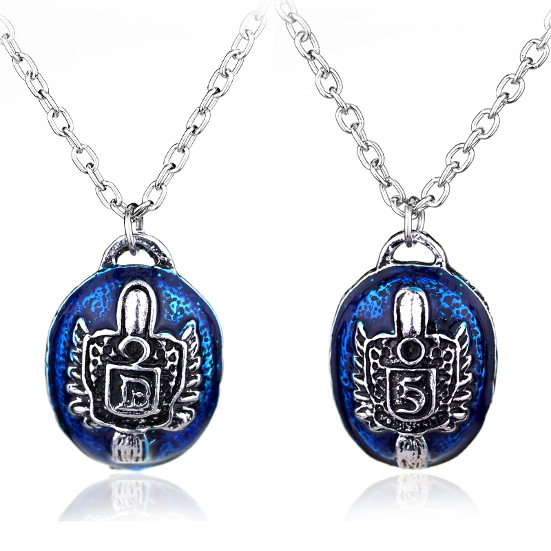 Ожерелье в винтажном стиле Дневники вампира Деймон капля Буква S и D модные