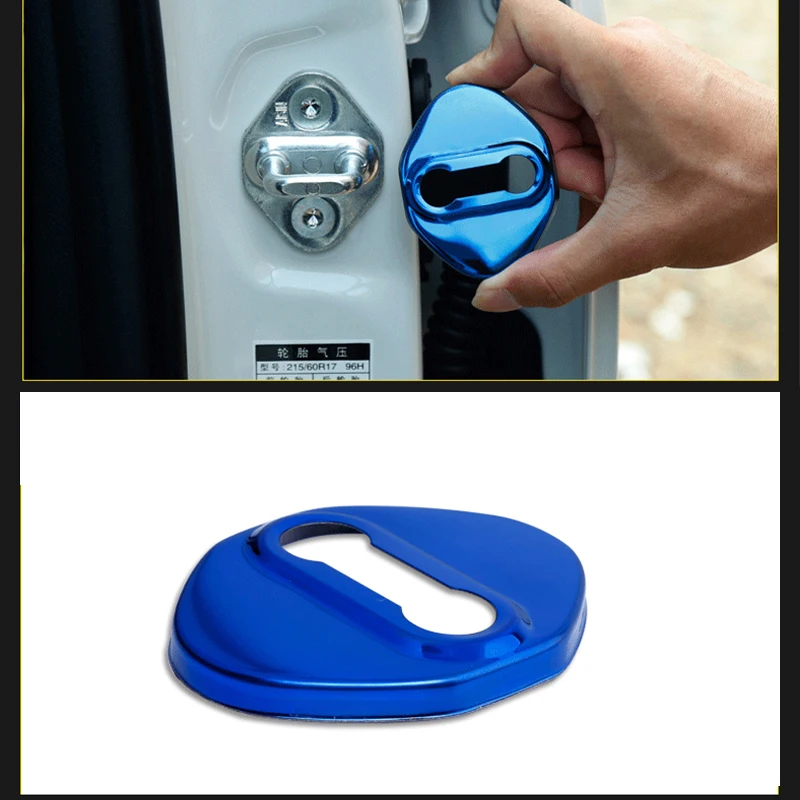 Крышка дверного замка автомобиля из нержавеющей стали для Toyota C HR CHR 2016 2017 2018