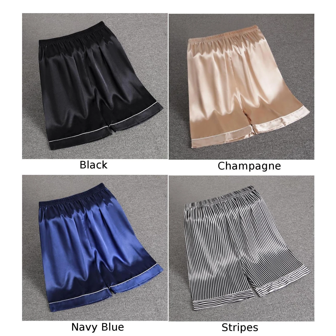 

Summer Shorts Casual Loose Male Shorts Sleepwear Elastic Waist Pajamas