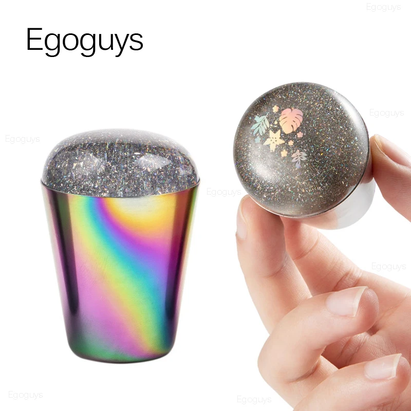 

Multicolor Nail Stamper Templates Silicone Jelly Stamp UV Gel Polish Scraper Nail Art Flower Print Stamping Plates Manicure Kits