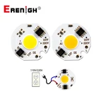 Чип светодиодной лампы COB 9 Вт 7 Вт 5 Вт 3 Вт 220 В 110 В вход Смарт IC драйвер подходит для DIY холодный белыйтеплый белый светодиодный прожектор