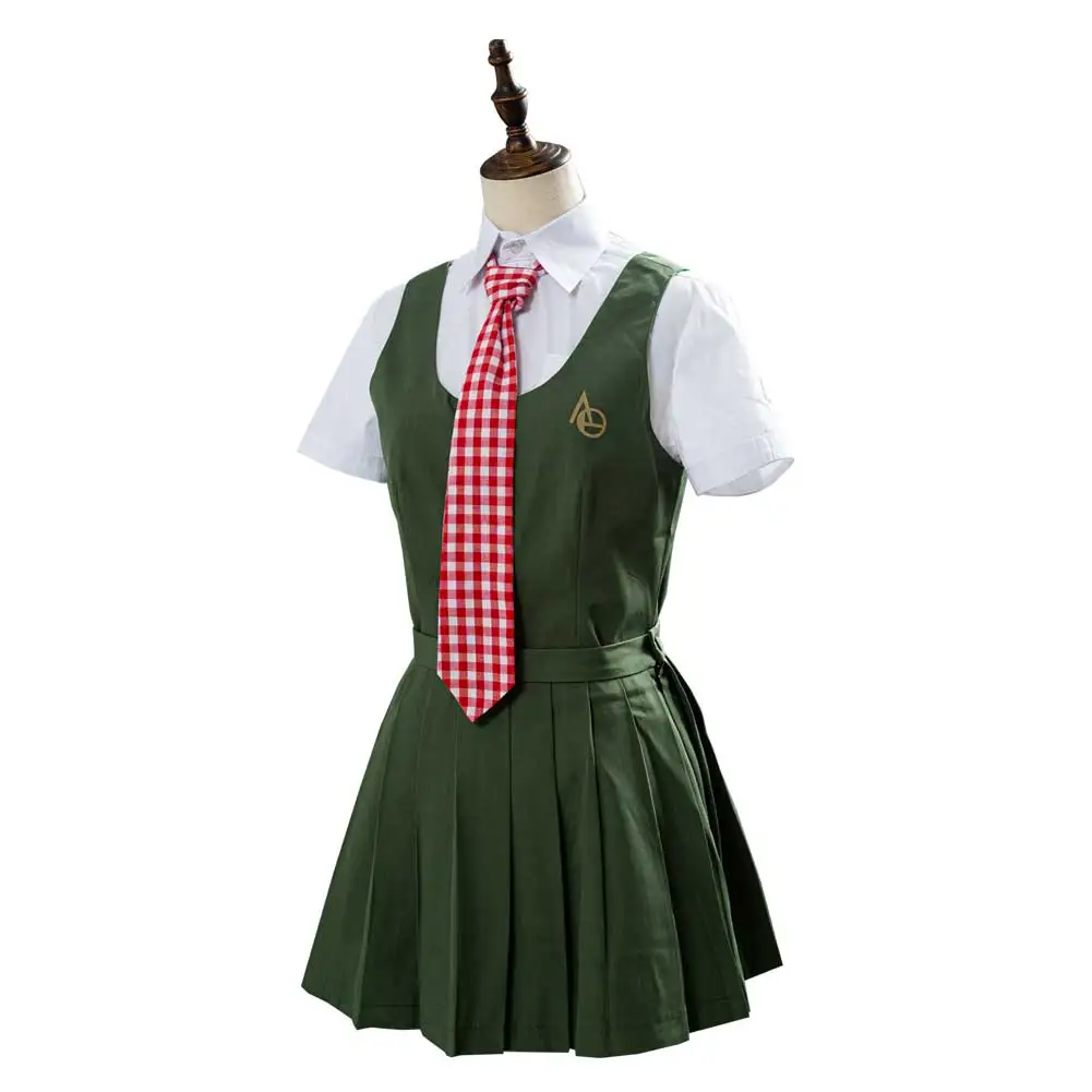 Аниме DanganRonpa Mahiru Коидзуми Косплэй костюм платье рубашка наряд Униформа на