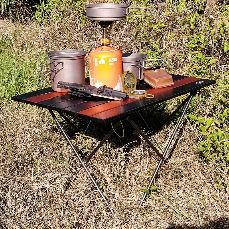 Портативный складной походный стол Отдых Пикник 6061 алюминиевый сплав ультра