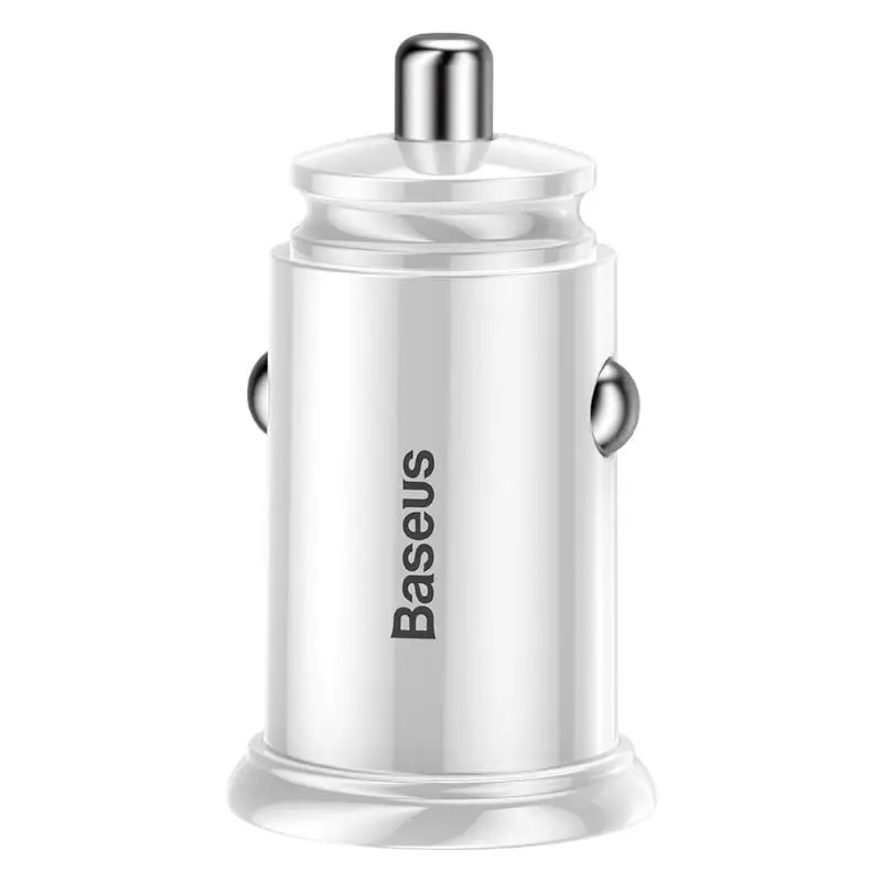 Baseus BS-C16Q1 Dual USB быстрая зарядка 3,0 Мобильный телефон 30 Вт 2 порта USB Автомобильное зарядное устройство для samsung Note 9 Xiaomi Mi 9 huawei - Тип штекера: Универсальный