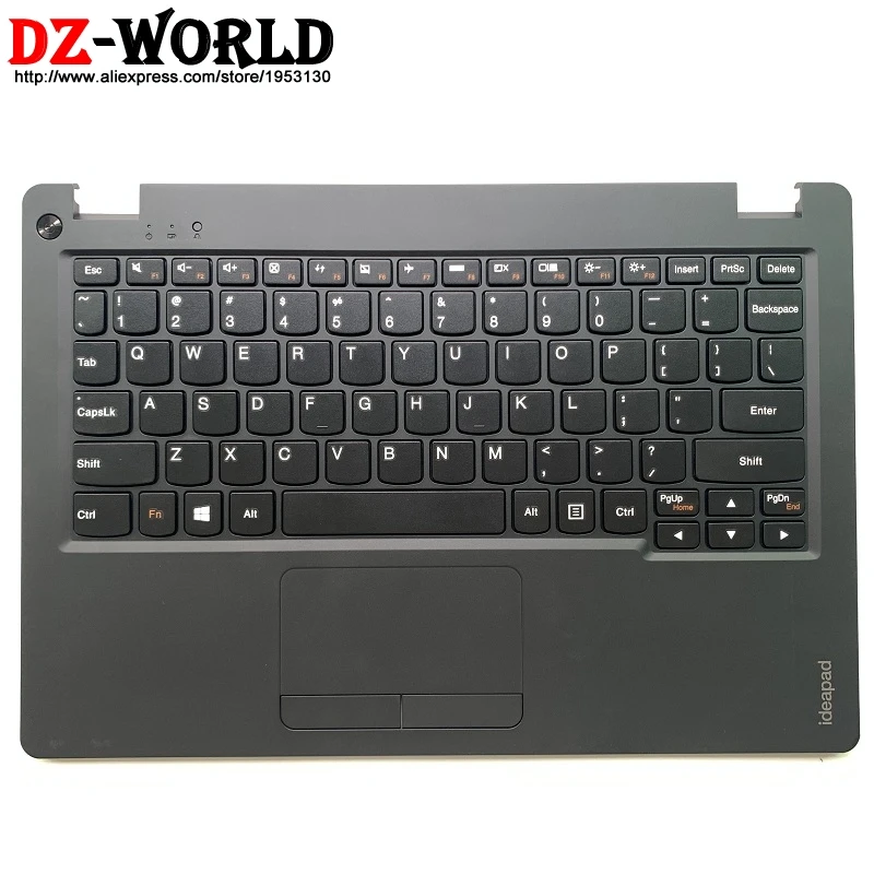 

Новый/оригинальный черный верхний корпус с английской клавиатурой тачпадом для Lenovo Ideapad 100S-11IBY Laptop C Cover 5CB0K48394