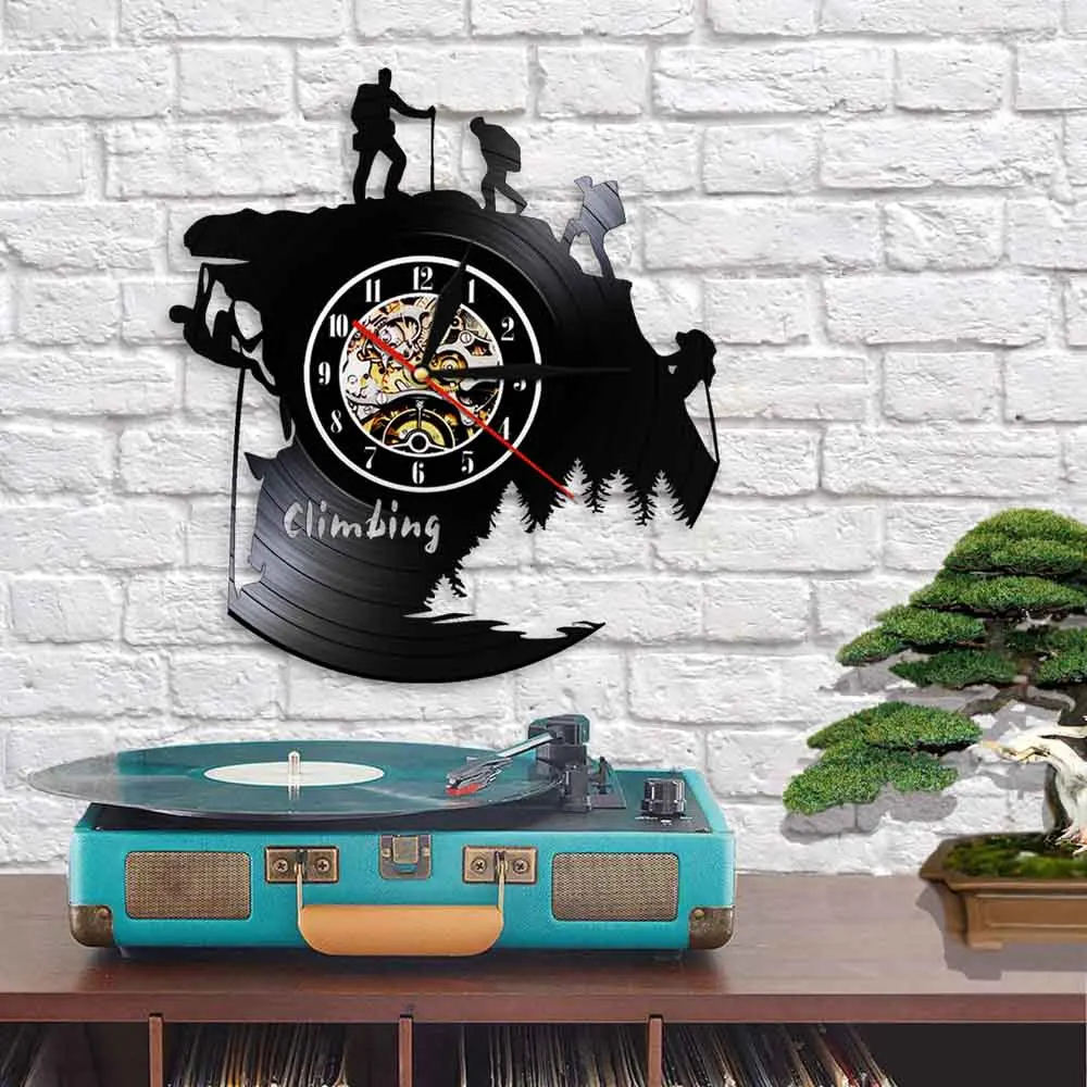 Настенные 3d часы для скалолазания не тикающие уличные спортивные настенные с