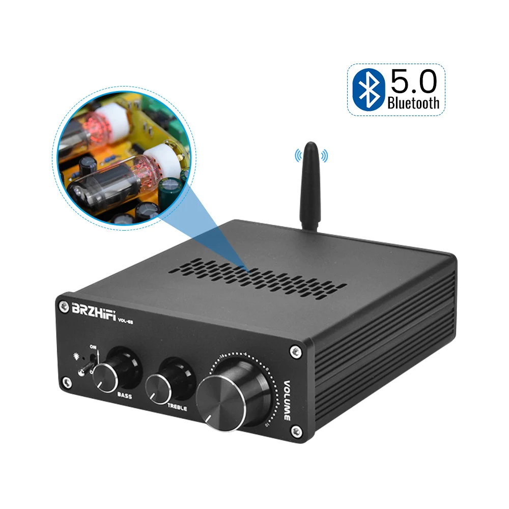 Усилитель Bluetooth Hi-Fi предварительный усилитель Bile Preamp 6j5 вакуумный трубный с