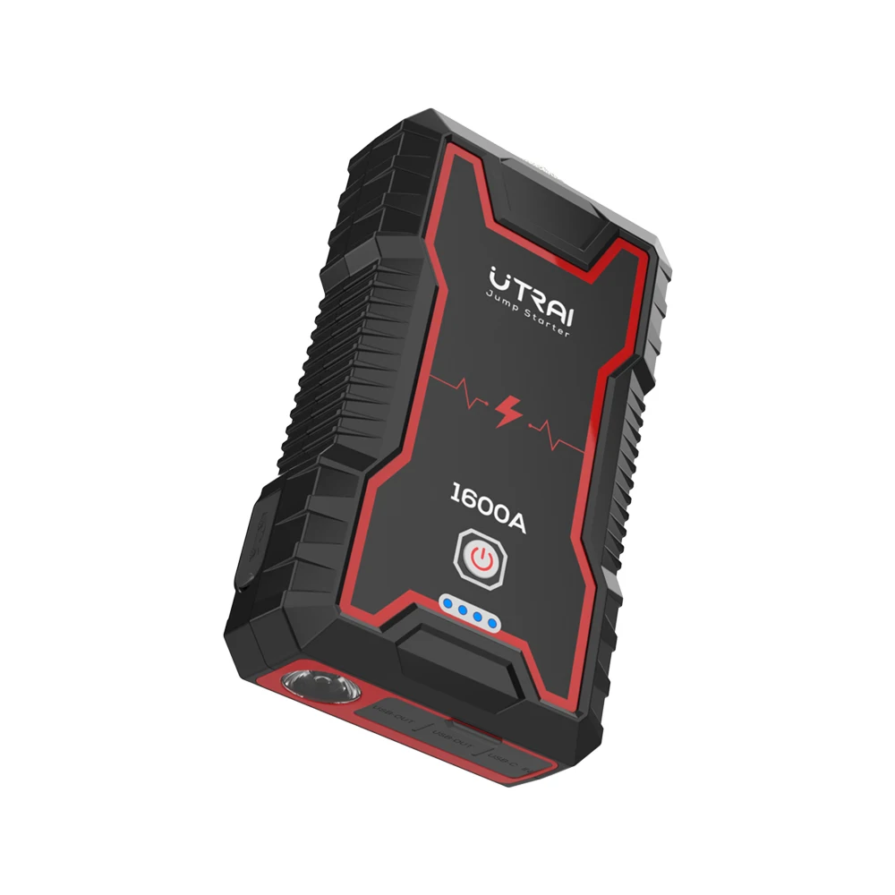 

UTRAI Jstar zero Emergency Booster Portable Power Pack Jump Starter 1600A 16000mAh With Safety Hammer LED Torch Starting Device