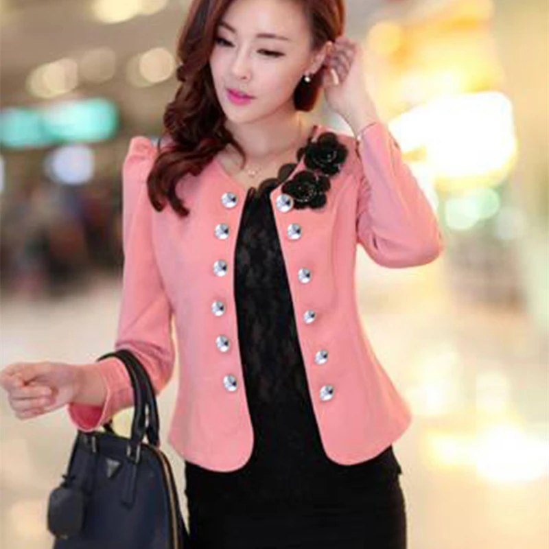 

New Feminino Spring Ol Summer Style Slim Female Short Woman Clothes Jackets Suits Outdwear Coat Women