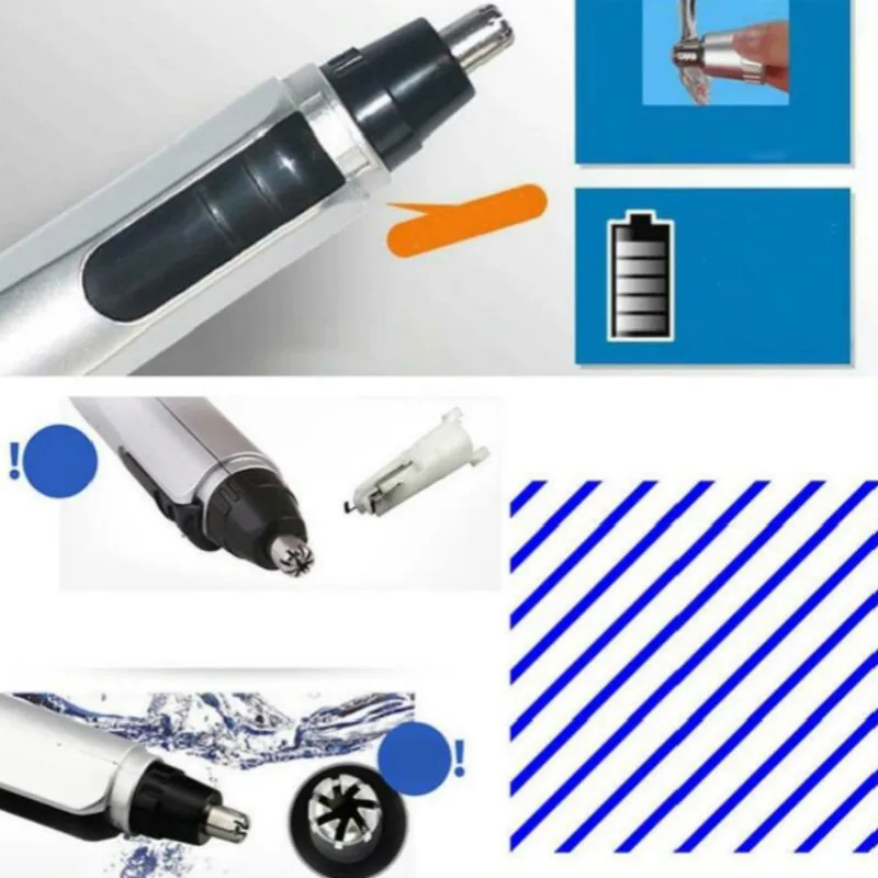 Электрический триммер для бритья волос в носу безопасный уход за лицом бритва