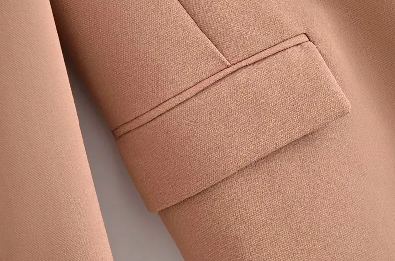 

Toppies Spring New 2021Blazer Mujer Loose Style Women Jackets Khaki Coat One Button Suit