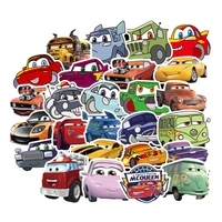 50 pcs disney pixar cars 2 3 lightning mcqueen cartoon stickers for skateboard motorcycle luggage laptop guitar notebook toy sti