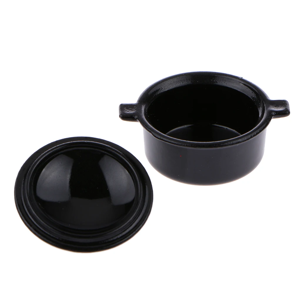 Миниатюрная кухонная утварь для кукольного домика посуда металлическая