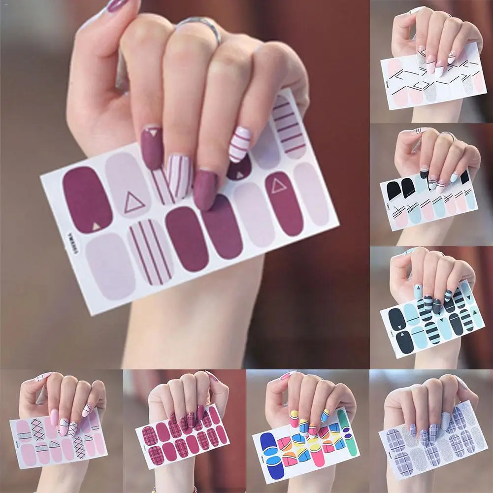 Стикер на полную длину водонепроницаемые прочные детские наклейки для ногтей