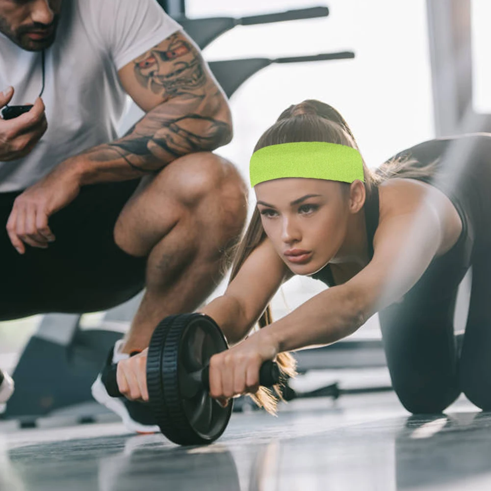 

14 цветов головная повязка для футбола бега спорта однотонная молочная шелковая головная повязка для йоги для работы удобное украшение