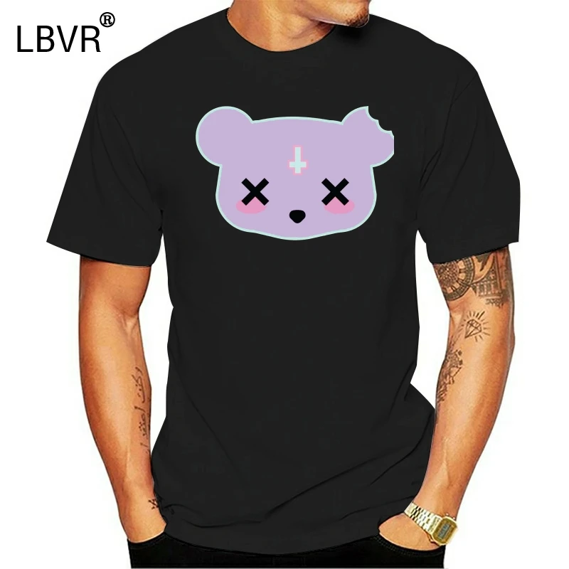 Pastel Goth Clothing Kawaii Anime Bear Футболка мужская футболка одежда размера плюс | Мужская