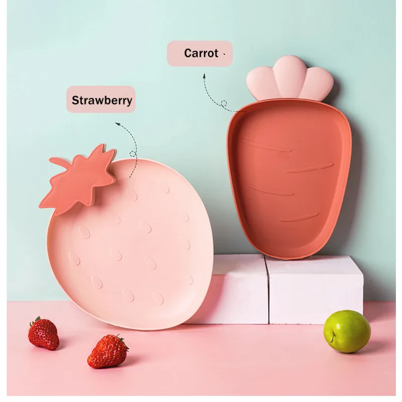 Фруктовая тарелка пластиковая закуска десертные блюда торт конфета банан