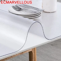 dining mantel transparent shabby chic rectangular nappe rectangulaire pvc toalha de mesa tablecloth cover manteles table cloth