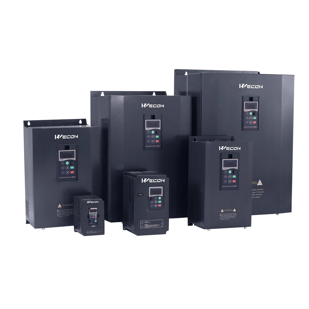 WECON VFD инвертор 220V 2.2KW трехфазный для управления скоростью двигателя с хорошей