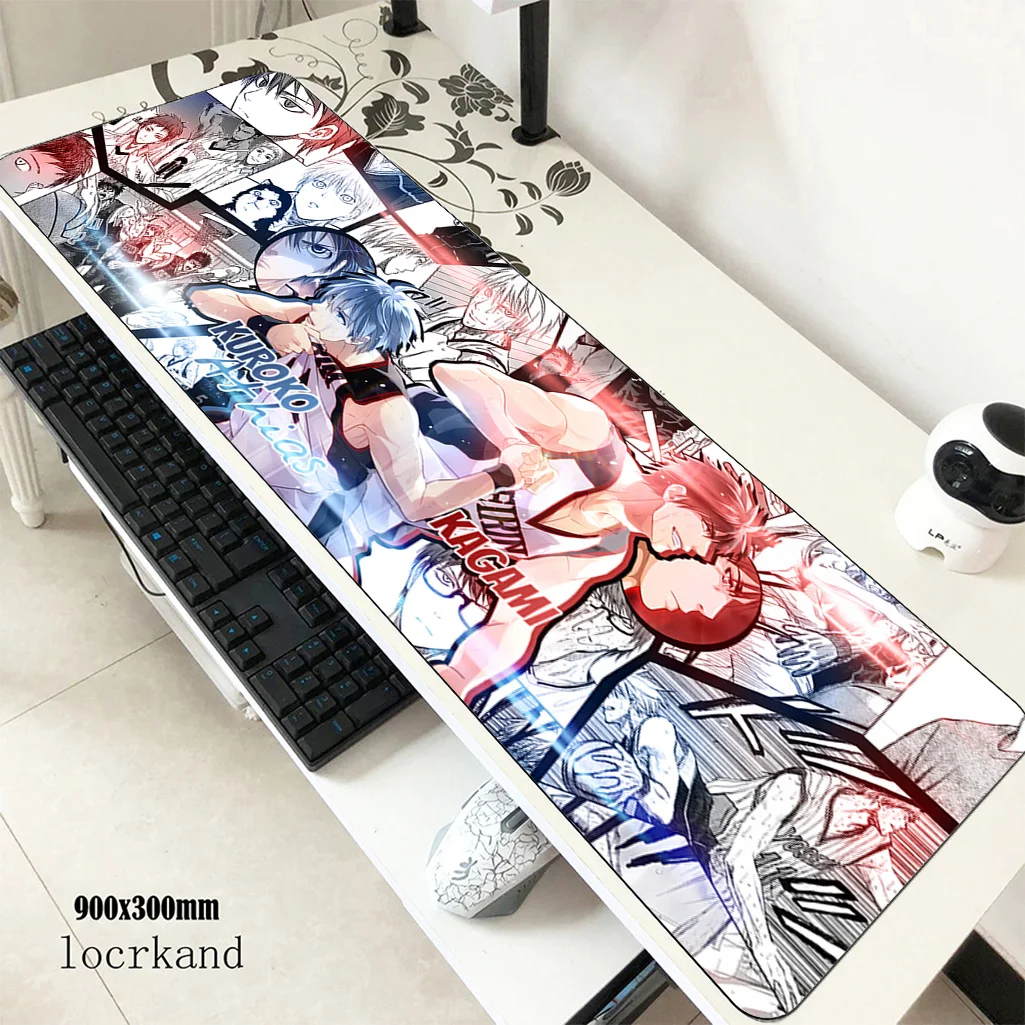 

Kuroko's Basketball High quality mouse pad 90x30 pad to mouse notbook computer mousepad gaming padmouse keyboard mouse mats