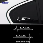 Наклейки на автомобильные окна для Ford Focus Fiesta Mondeo Fusion Escape Edge Ecosport Kuga, 2 шт.