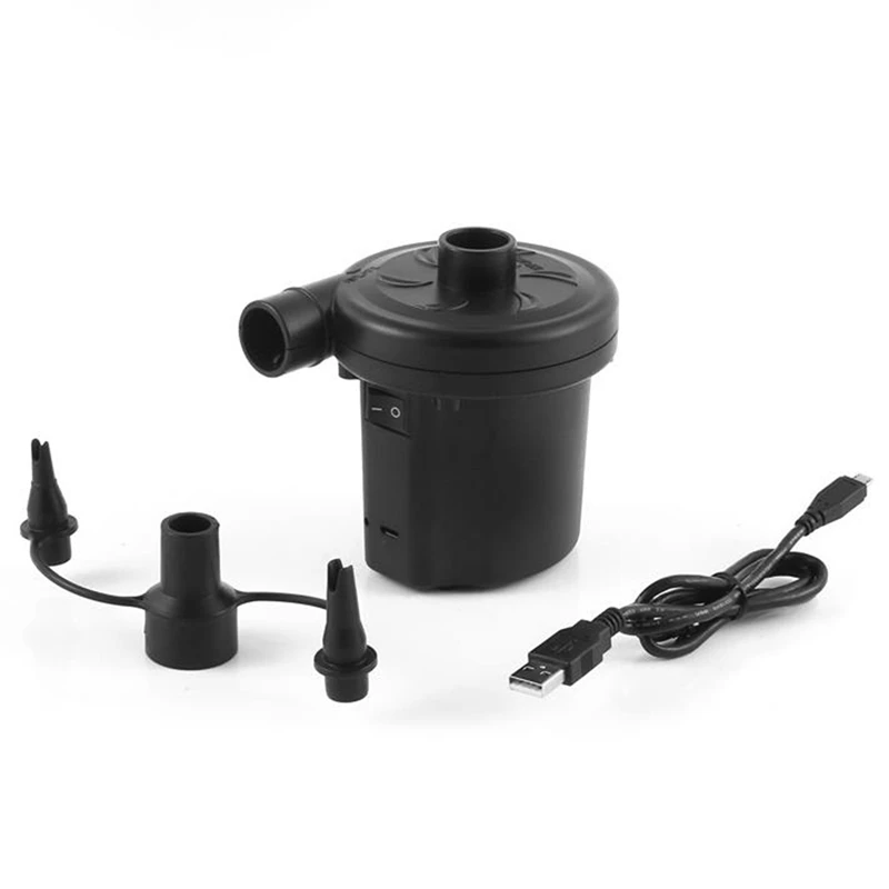 

Электрический воздушный насос, портативный быстрозаполняющий воздушный матрас, насос для дивана, надувной бассейн, плот, кровать, лодка, иг...