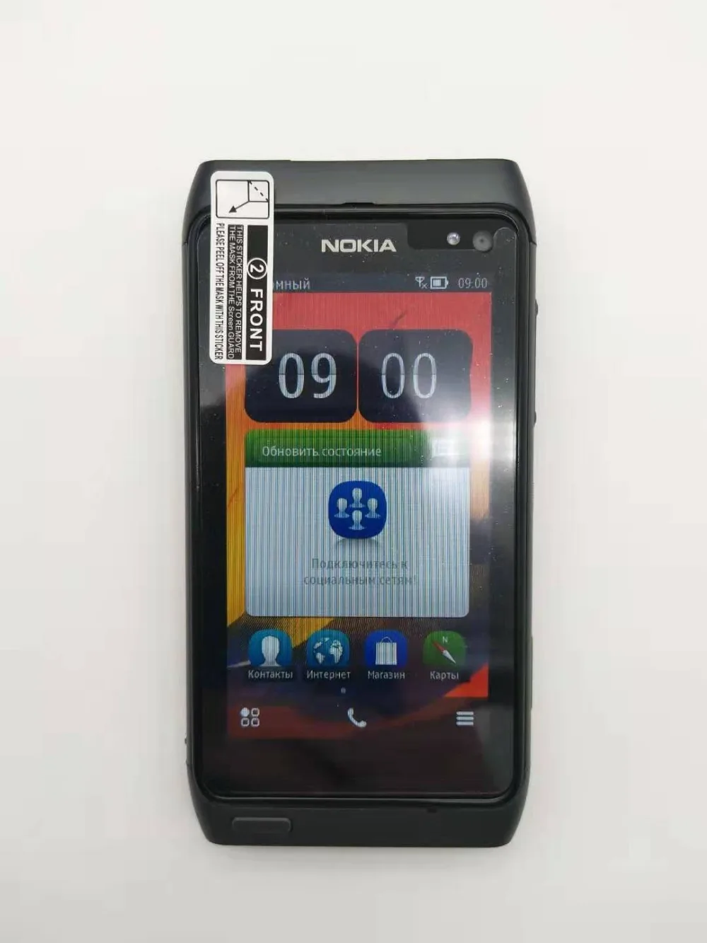 Nokia N8 мобильный телефон 3g wifi gps 12MP сенсорный экран 3," разблокированный мобильный телефон 16 Гб внутренний отремонтированный