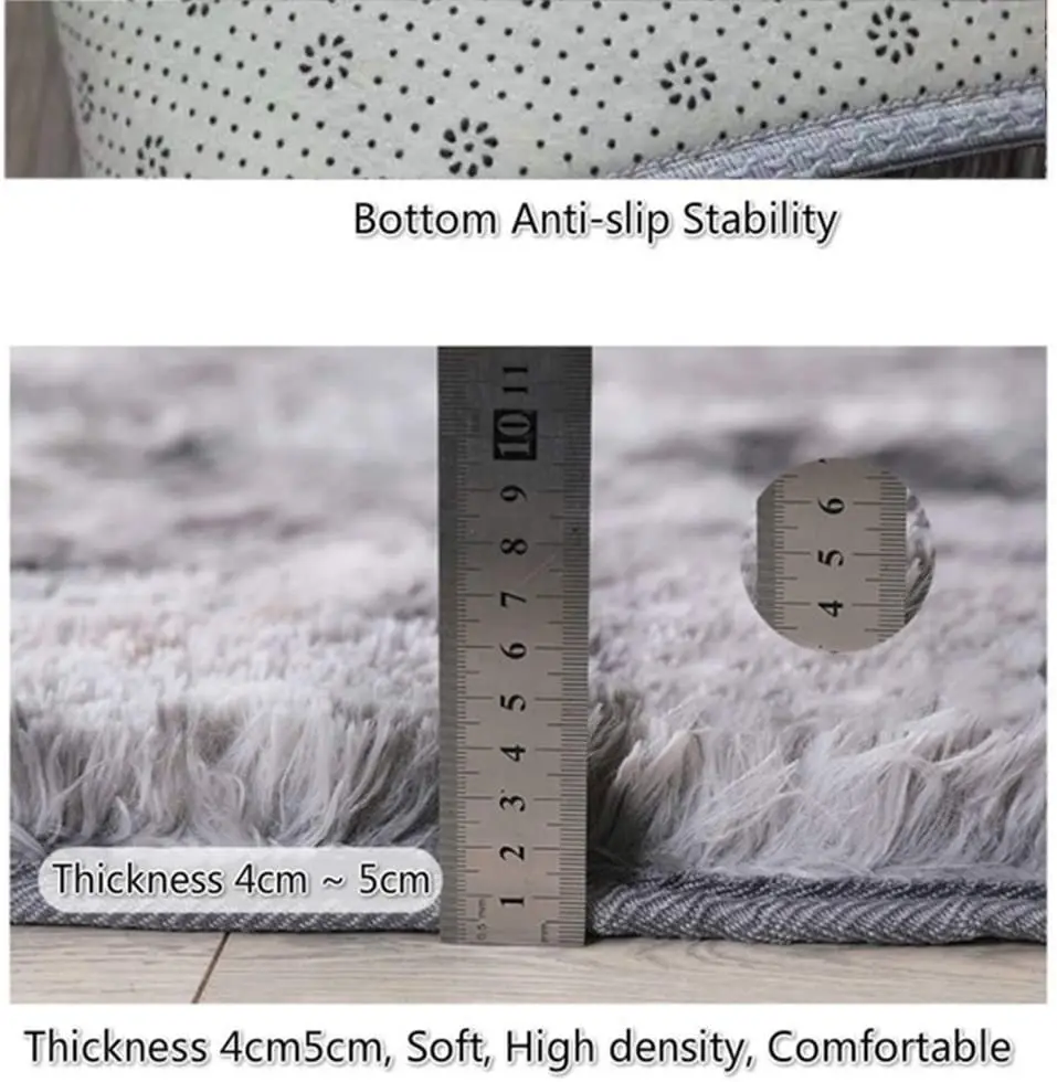 Толстый Пушистый губчатый ковер 140*200 см для гостиной ворсистый меховой украшения