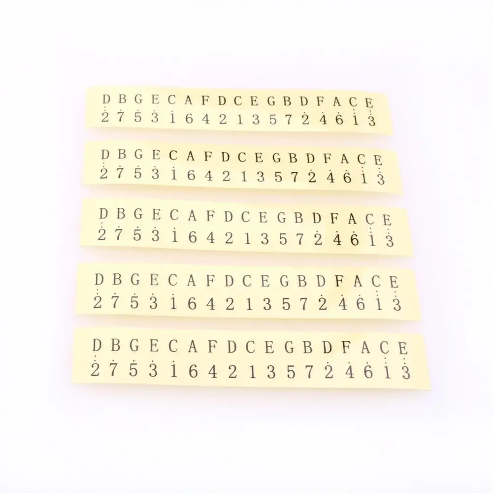 

Kalimba большой палец Африканский Mbira фортепианная нота Key Sticker 5 шт./компл. 17-тон прозрачная наклейка для большого пальца музыкальное представле...
