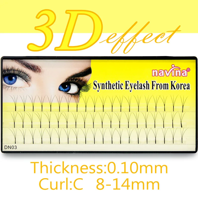 Накладные ресницы с натуральным 3D эффектом объема накладные из искусственной