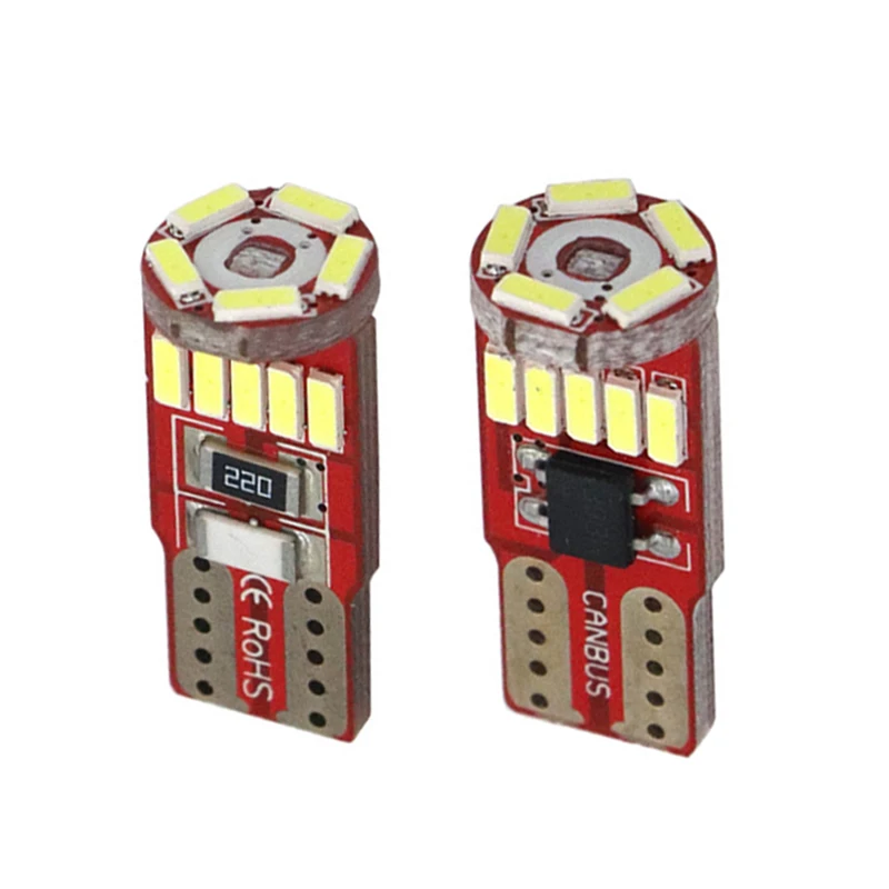 Лампы Gfoloza светодиодсветодиодный W5W 168 194 T10 4014 15-SMD 10 шт. лампы для освещения салона