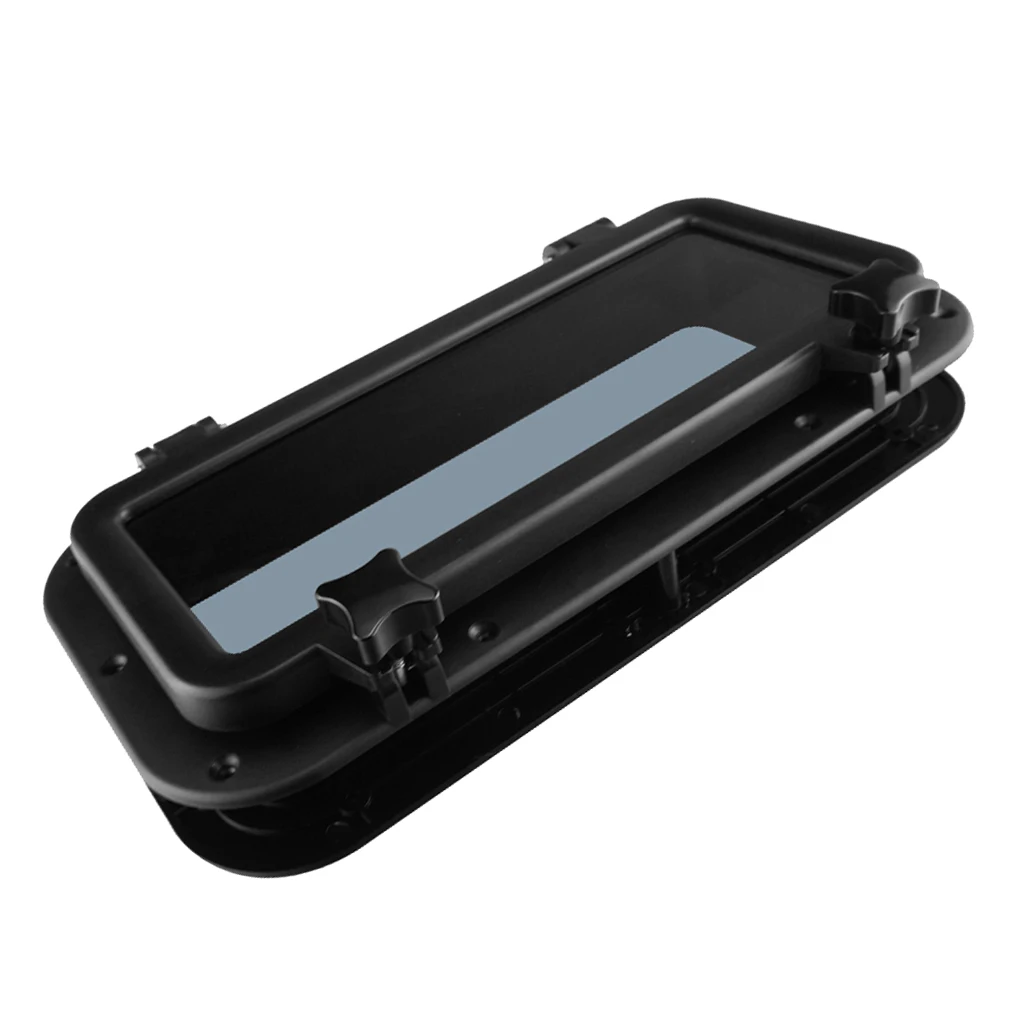 Прямоугольное окно portole с ABS пластиком и закаленным стеклом для лодки яхты