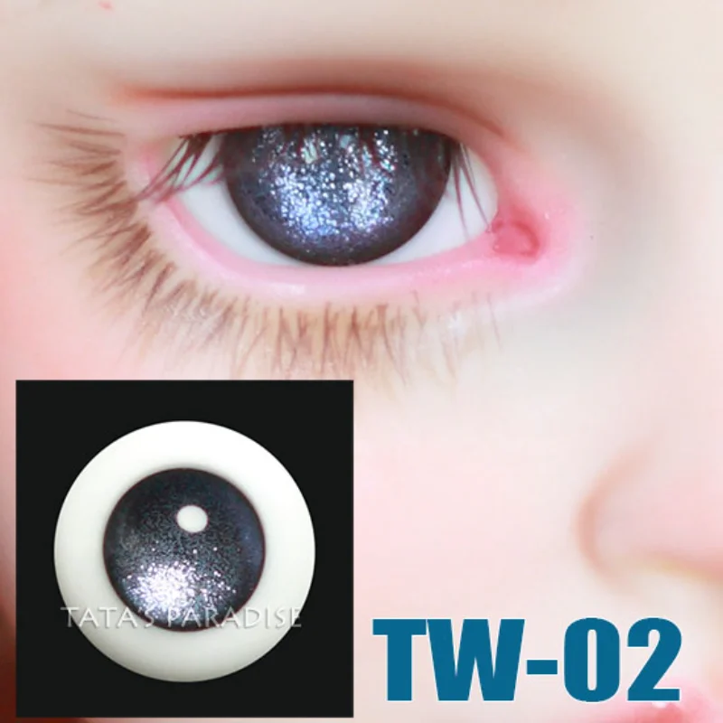 

BJD Doll eyes shining No Eye pupil hand made glass safety eyeballs for 1/3 1/4 BJD SD DD MSD doll eyes doll accessories TW-02