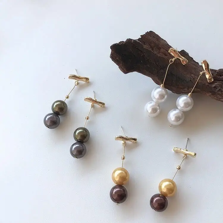 Южная Корея Восточные ворота темперамент личности Bump градиент цвета длинные