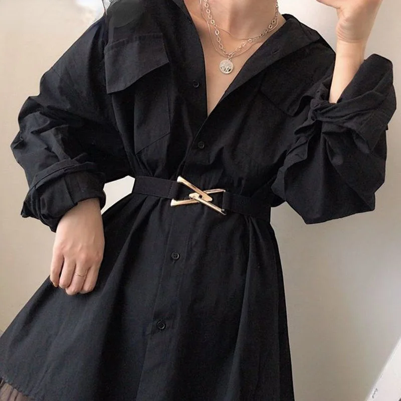 

Triangle belt women's decorative elastic elastic with dress sweater suit waist simple belt versatile fashion girdle x254