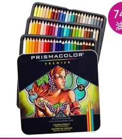 

Prismacolor Premier 72 lapis Cor do Chumbo drawing pencil cor portrait skin oily pencil artist sanford prismacolor color pencil