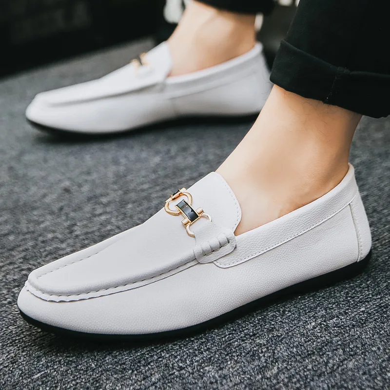 Luxury Men Casual Shoes Mens Loafers Spring/Autumn 2020 Fashion Sneakers Oxfords Solid Espadrilles Slip-On Low Cut Man | Обувь