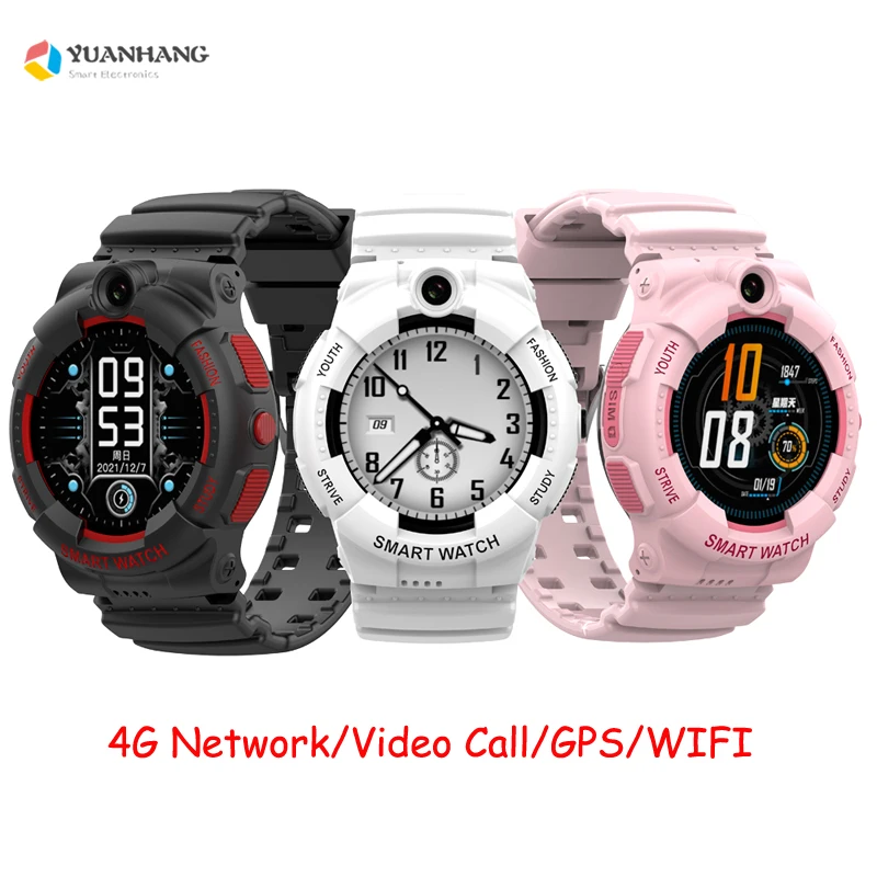 

IP67 Waterproof Smart 4G Video Voice SOS Call Camera Watch Student Child Monitor GPS WIFI Trace Locate Android Phone Smartwatch