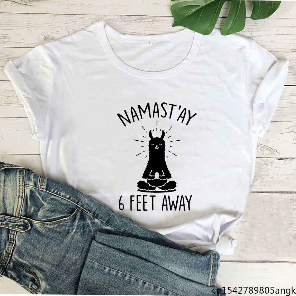 

Футболка Namastay женская с коротким рукавом и круглым вырезом