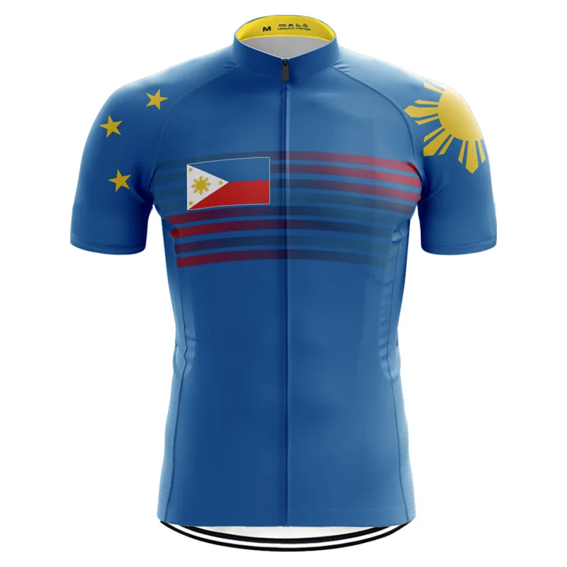 

Philippines Summer Short Cycling Jersey Bicycle Shirt Sports MTB Wear Mountain Outdoor Top Polyester Bike Pilipinas Clothing