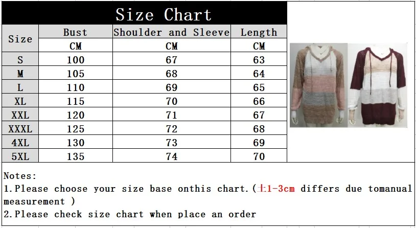 

Autumn Women Patchwork Hooded Sweater Long Sleeve V Neck Knitted Pullover Casual Striped Pullover Jumpers 2021New Female Hoodies