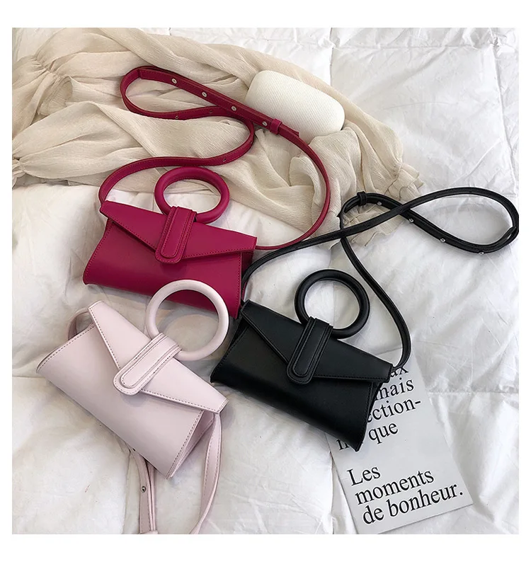 Fluorescent Color Envelope Bag For Ladies Retro High Quality Pu Leather Handbags Female Wome Elegant Korean Style Crossbody Bags