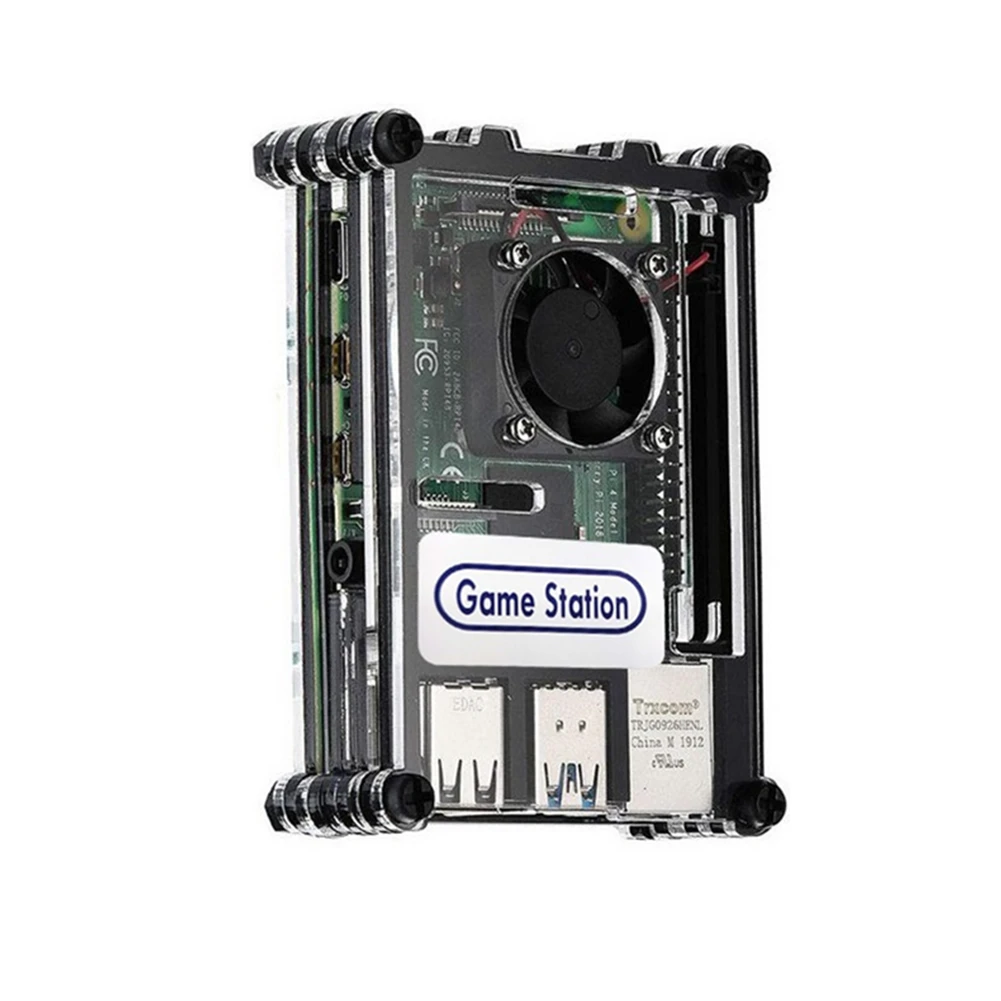 Новая эмуляционная станция ES 128G Raspberry Pi 4B 14000 + игры в 1 аркадная игровая консоль